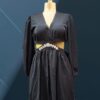 Vestidos elegantes, con pedrería delantera