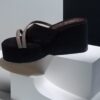 Tacones de plataforma con correas plateadas - Imagen 2
